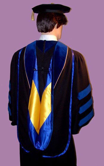 PhD gowns and doctoral robes by University Caps and Gowns