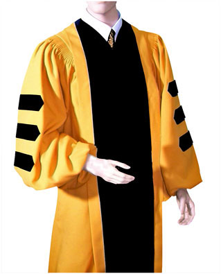 Johns Hopkines doctoral gown